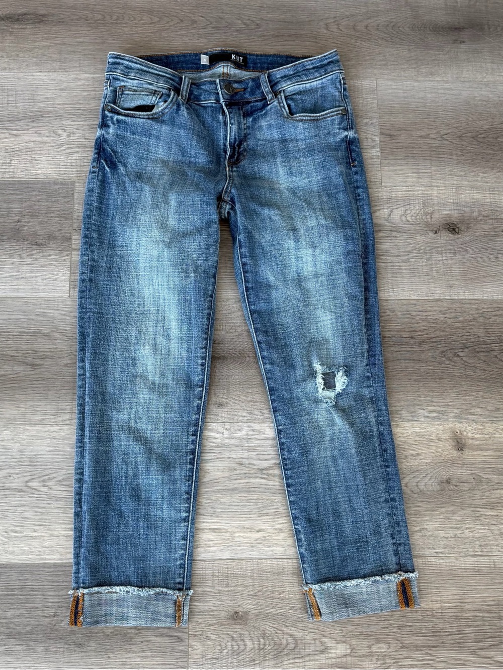 Kut from the Kloth Amy Crop Straight Leg Women’s Denim Jeans size 4